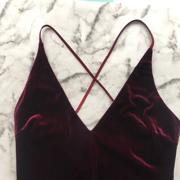 David's Bridal Dresses & Skirts - David’s Bridal Velvet Dress